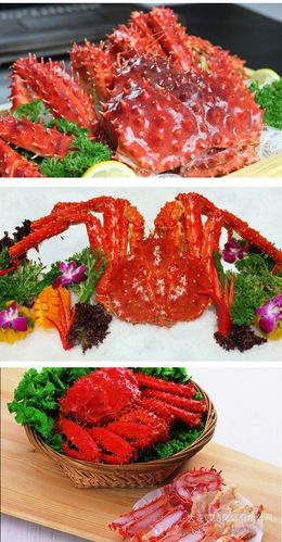 厂家直销高档鲜活水产品 优质野生帝王蟹批发，肉质鲜美堪称海鲜之王